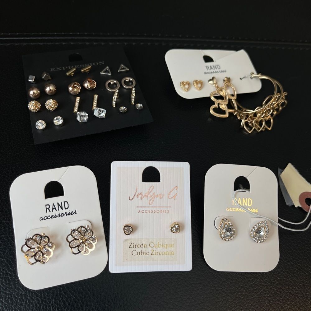New. Stud Earrings from Hudson Bay. Retails $113